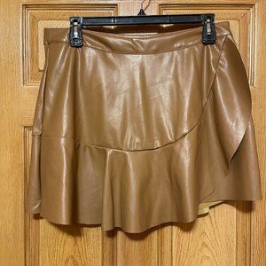 Faux Leather Skort Sz 2xl NWT